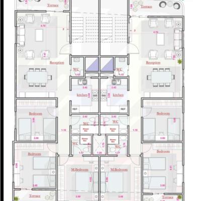 شقة دور ثالث القلاية الذكية J17